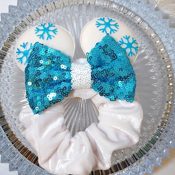 Hair Ties - Sequins - Mini Mouse Ears 4-bundle - Picture 2 of 7